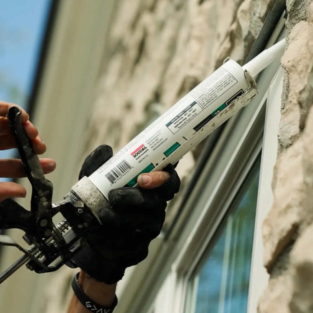 Front page Raleigh Window Installer applying sealants